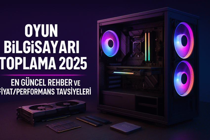Oyun Bilgisayarı Toplama 2025 – En Güncel Rehber ve Fiyat/Performans Tavsiyeleri